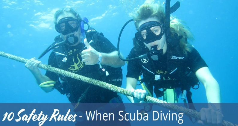 Scuba diving safety rules