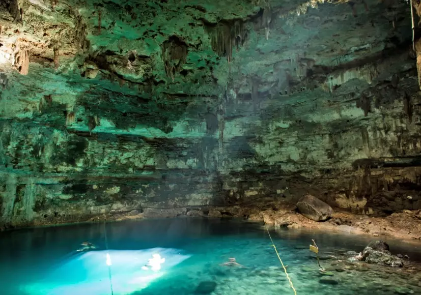 cave diving Yucatan