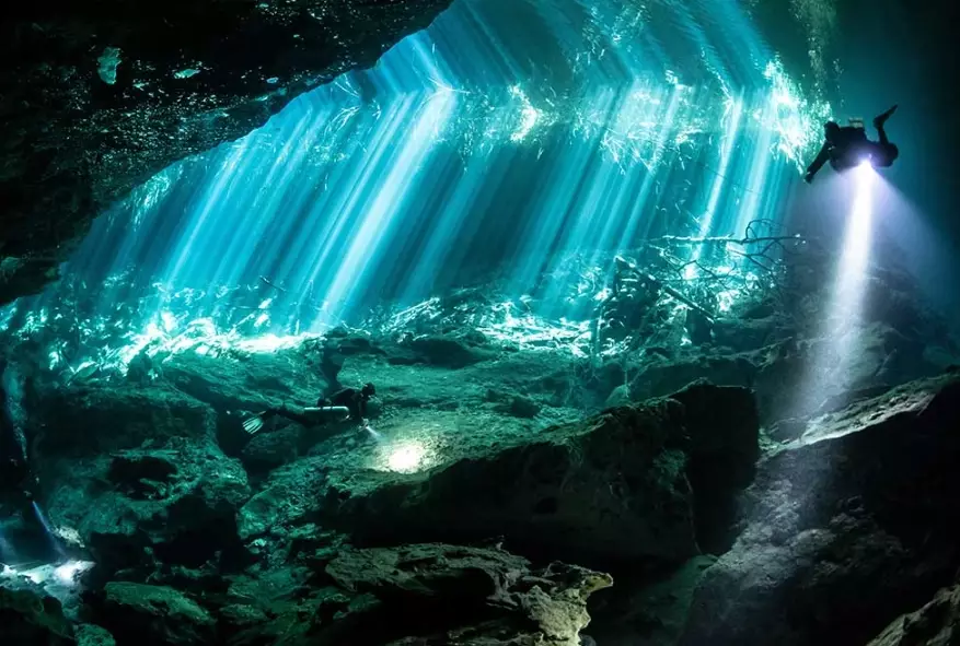 cave diving Yucatan