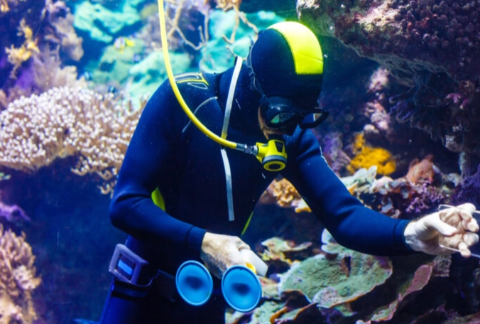 aquarium scuba diving