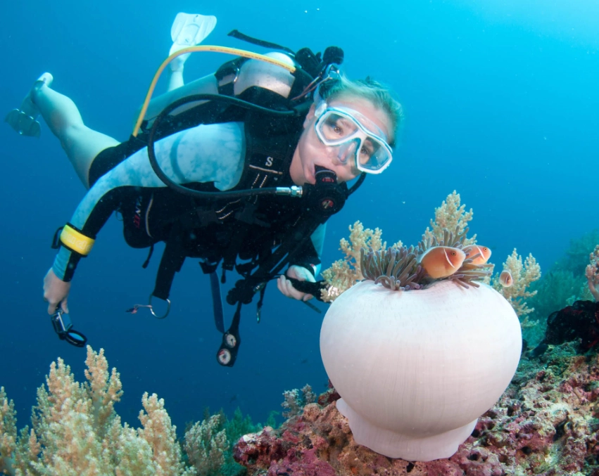 first time scuba diving