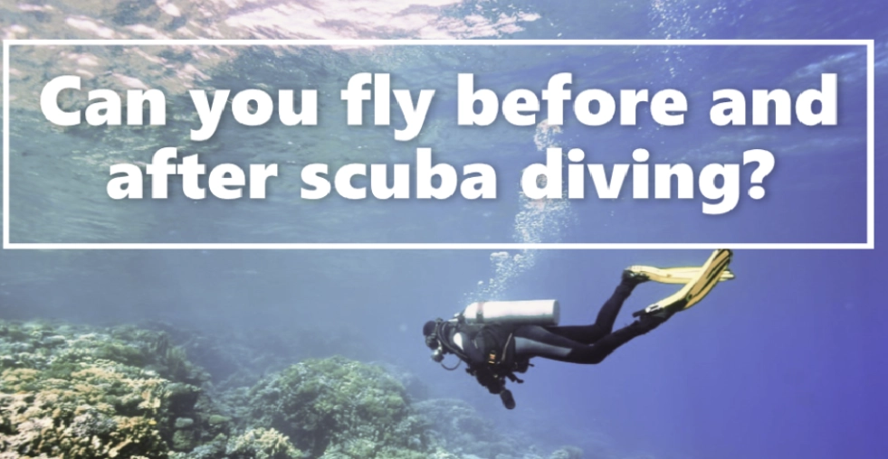 Scuba diving rules for flying