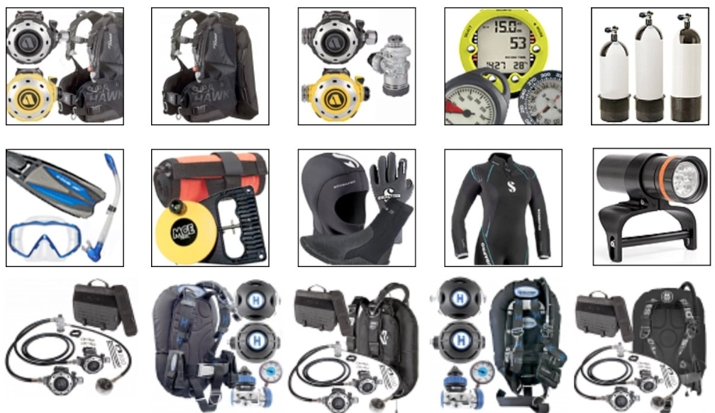 full scuba gear set full scuba gear set