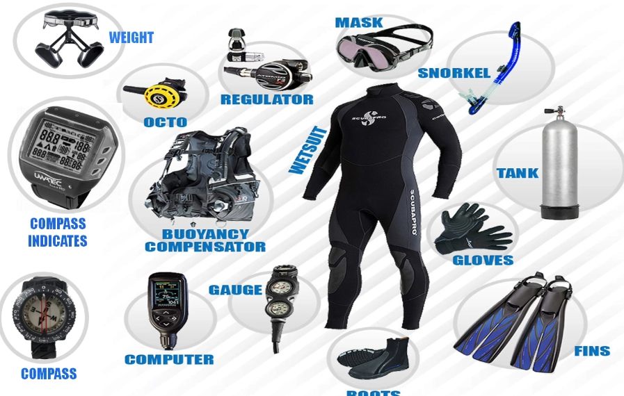 What dive equipment to buy first?