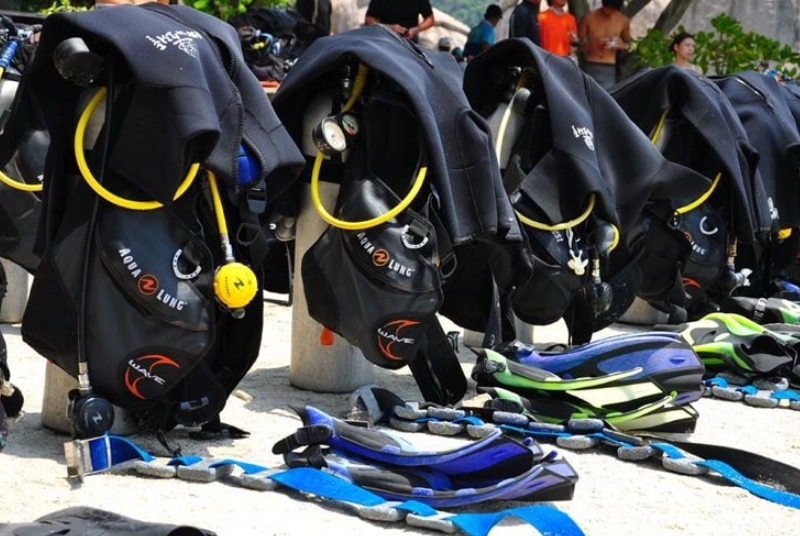 first dive equipment